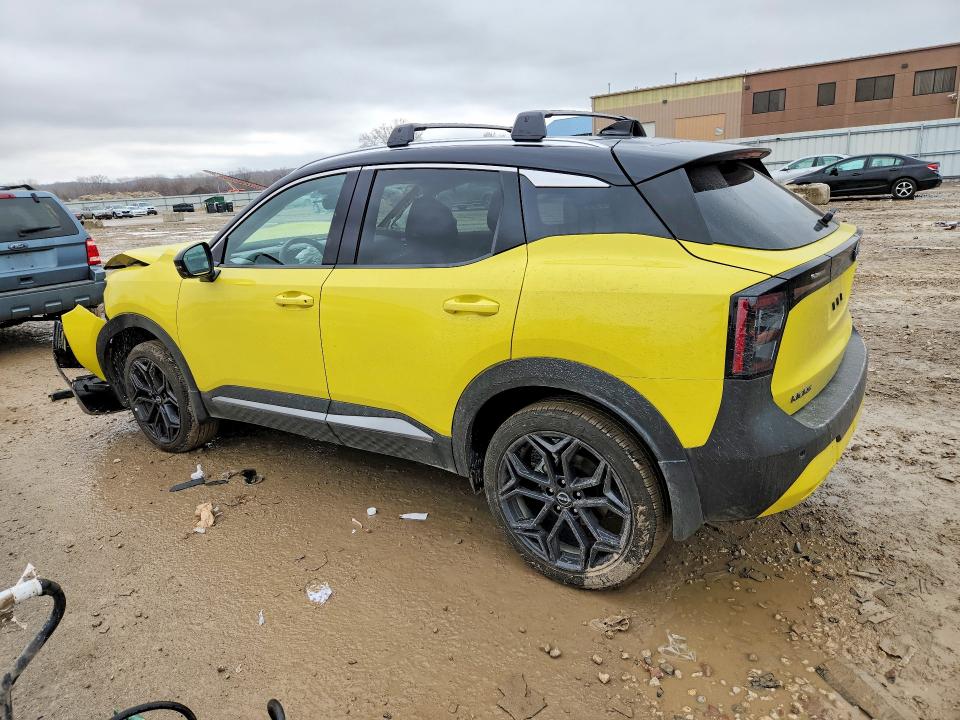 2025 Nissan Kicks VIN 3N8AP6DD5SL347110 COPART salvage auction — FRONT END, Ks - Cert Of Title-Salvage, sold $4,600 on 2026-07-09 (photo 2)