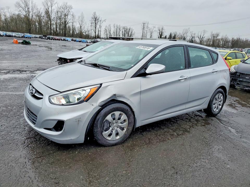 2017 Hyundai Accent VIN KMHCT5AE2HU327267 COPART salvage auction — SIDE, Or - Lien Papers Salvage, sold $550 on 2026-07-27 (photo 1)