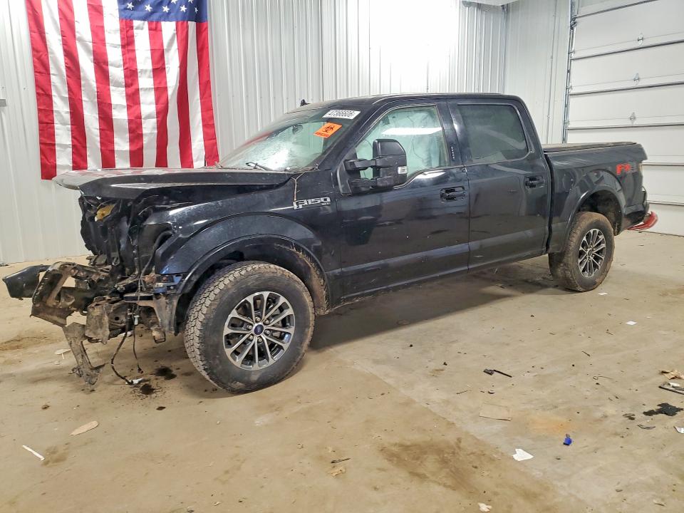 2018 Ford F-150 VIN 1FTEW1EG6JKE30928 COPART salvage auction — FRONT END, Wv - Salvage Certificate, sold $3,150 on 2026-07-09 (photo 1)