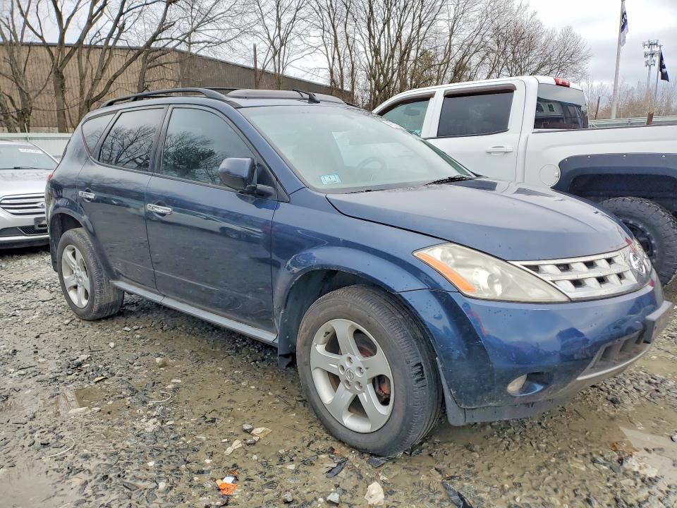 2005 Nissan Murano VIN JN8AZ08W15W432124 COPART salvage auction — NORMAL WEAR, Ma - Certificate Of Title, sold $825 on 2026-07-23 (photo 4)