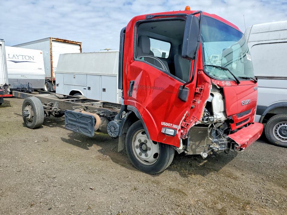 2018 Isuzu Npr VIN JALE5W169J7301662 COPART salvage auction — FRONT END, Or - Salvage Title Certificate, sold $1,450 on 2026-07-22 (photo 4)