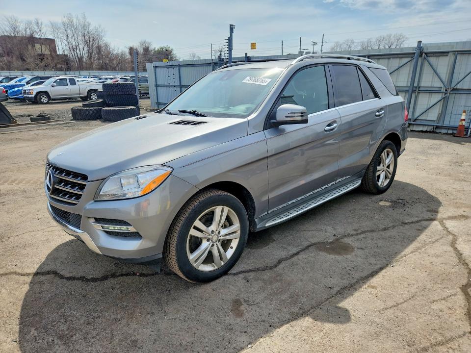 2015 Mercedes-benz Ml-class VIN 4JGDA0EB0FA518018 COPART salvage auction — MINOR DENT/SCRATCHES, Pa - Cert Of Title (P), sold $6,300 on 2026-07-09 (photo 1)