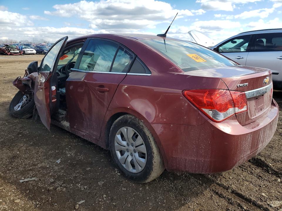 2012 Chevrolet Cruze VIN 1G1PD5SH4C7285891 COPART salvage auction — FRONT END, IL - SALVAGE CERTIFICATE, sold $325 on 2026-07-02 (photo 2)
