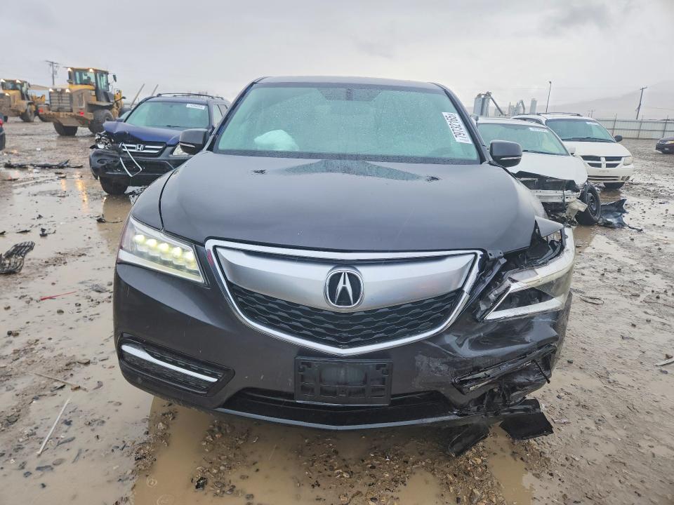 2014 Acura Mdx VIN 5FRYD4H26EB003092 COPART salvage auction — FRONT END, Ut - Salvage Certificate, sold $875 on 2026-07-02 (photo 5)