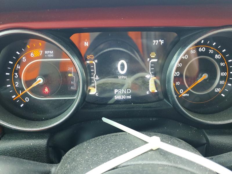 2023 Jeep Wrangler / VIN 1C4HJXCG8PW545615 COPART salvage auction — MINOR DENT/SCRATCHES, Mo - Certificate Of Title, sold $23,000 on 2026-07-09 (photo 9)