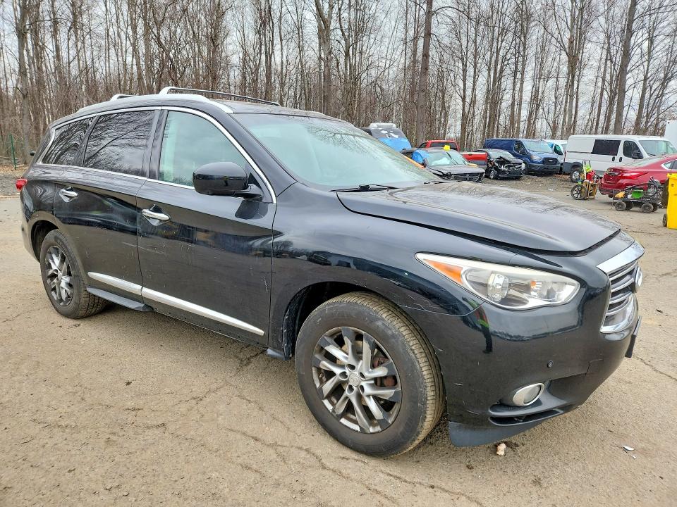 2013 Infiniti Jx VIN 5N1AL0MM2DC345846 COPART salvage auction — REAR END, CT - CERT OF TITLE-SALVAGE, sold $475 on 2026-07-02 (photo 4)
