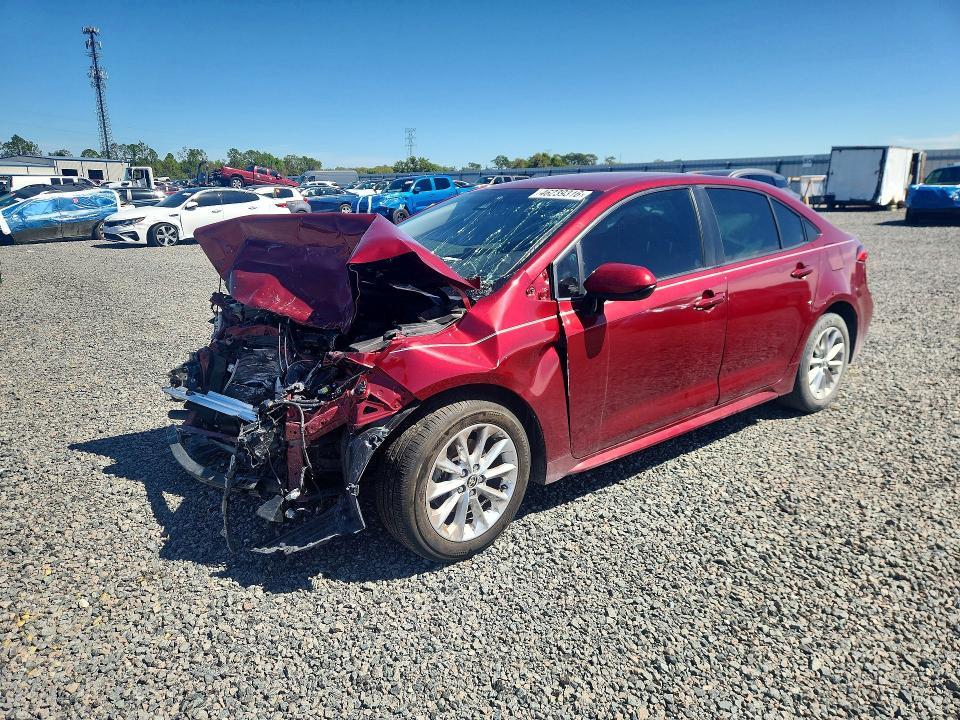 2022 Toyota Corolla VIN JTDVPMAE2NJ212970 COPART salvage auction — FRONT END, Salvage Title, sold $2,250 on 2026-07-10 (photo 1)