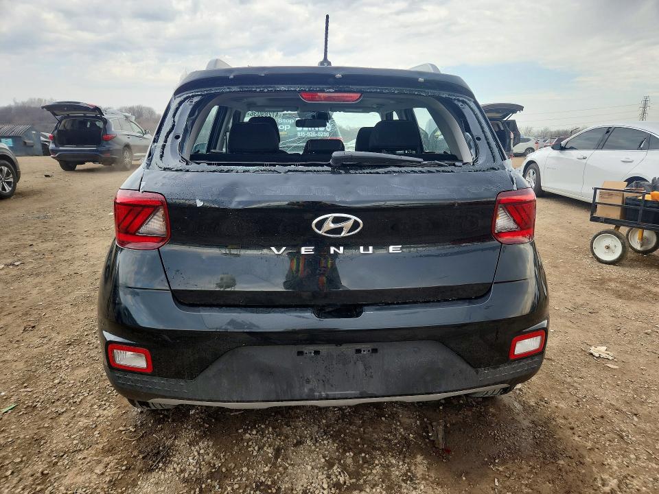 2024 Hyundai Venue VIN KMHRC8A3XRU330039 COPART salvage auction — HAIL, Il - Salvage Certificate, sold $6,000 on 2026-07-10 (photo 6)