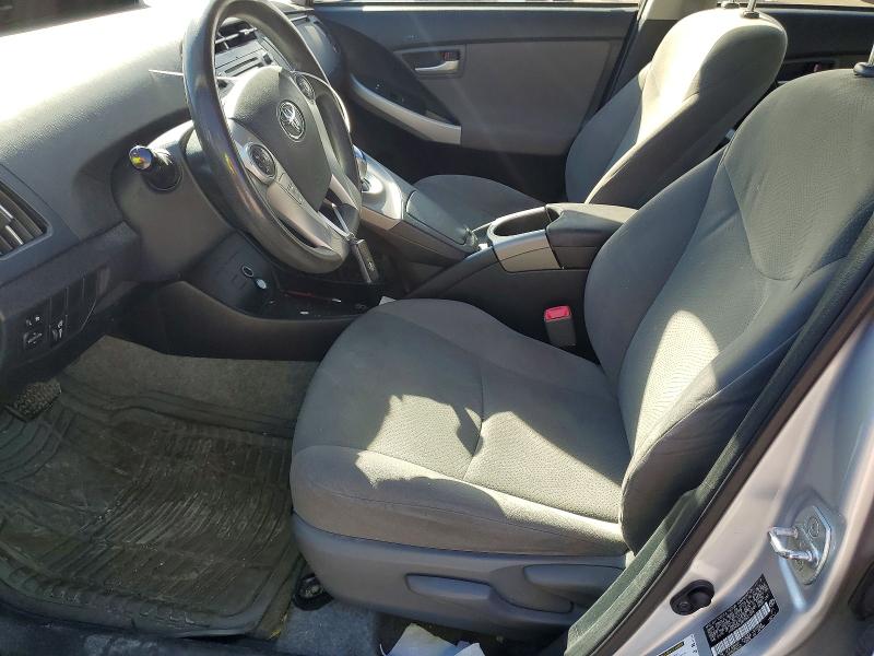 2013 Toyota Prius VIN JTDKN3DU6D5567475 COPART salvage auction — FRONT END, Mo - Salvage Certificate Of Title, sold $875 on 2026-07-08 (photo 7)