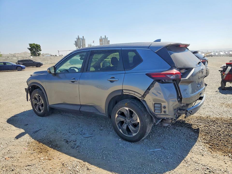 2025 Nissan Rogue VIN JN8BT3BA9SW001109 COPART salvage auction — FRONT END, Ca - Salvage Certificate, sold $6,500 on 2026-07-31 (photo 2)