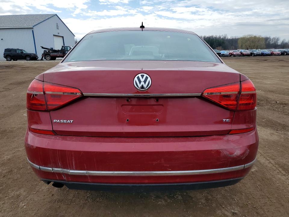 2016 Volkswagen Passat VIN 1VWAT7A39GC032982 COPART salvage auction — SIDE, OH - CERT OF TITLE-SALVAGE, sold $600 on 2026-07-02 (photo 6)