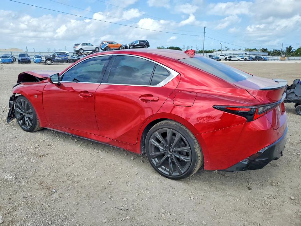 2025 Lexus Is VIN JTHBZ1B23S5083849 COPART salvage auction — FRONT END, Fl - Certificate Of Destruction, sold $6,600 on 2026-07-29 (photo 2)