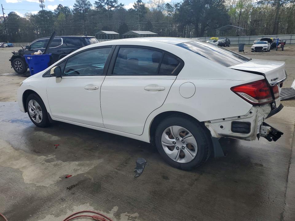 2015 Honda Civic VIN 19XFB2F50FE051596 COPART salvage auction — REAR END, Ga - Cert Of Title-Salvage, sold $1,300 on 2026-07-02 (photo 2)