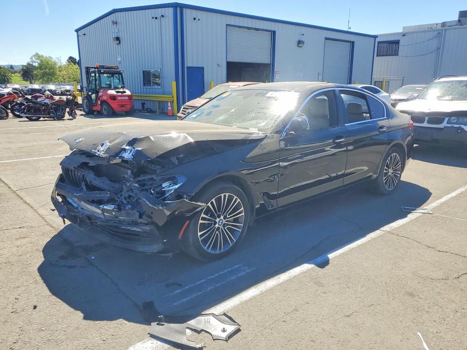 2018 BMW 5er VIN WBAJA5C50JWA36940 COPART salvage auction — FRONT END, Ca - Dis/Dlr/Exp Only Clean Title, sold $4,850 on 2026-07-27 (photo 1)
