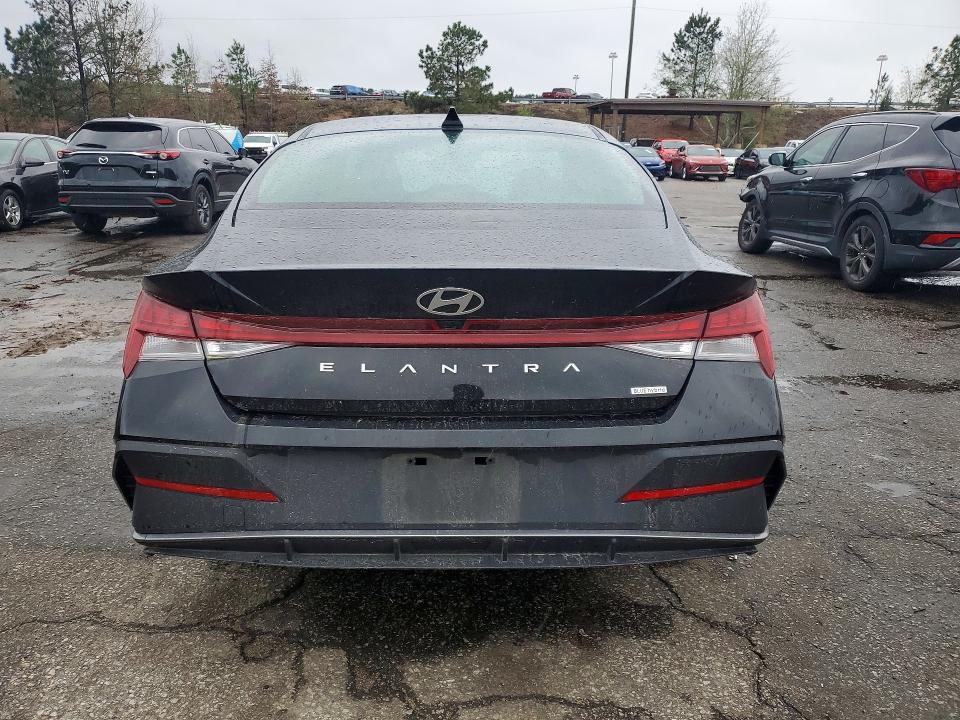2024 Hyundai Elantra VIN KMHLM4DJ7RU102411 COPART salvage auction — FRONT END, Id - Salvage Certificate Of Title, sold $7,200 on 2026-07-06 (photo 6)