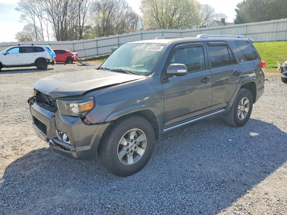 2012 Toyota 4runner VIN JTEZU5JR9C5044295 COPART salvage auction — FRONT END, Nc - Salvage Certificate Of Title, sold $175 on 2026-07-15 (photo 1)