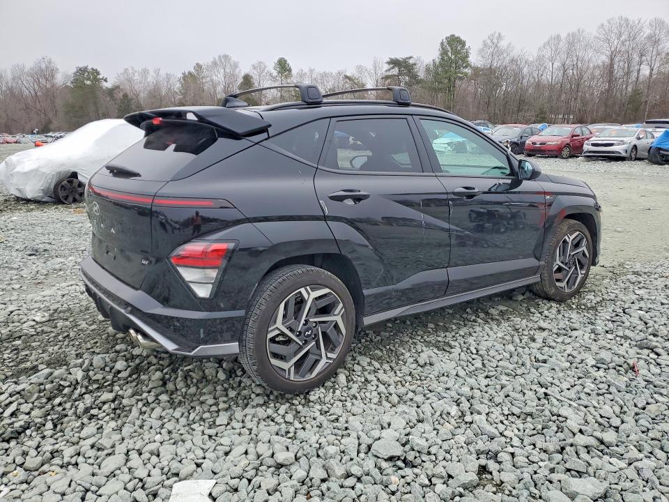 2025 Hyundai Kona VIN KM8HB3A32SU235501 COPART salvage auction — SIDE, Nc - Salvage Certificate Of Title, sold $9,100 on 2026-07-15 (photo 3)