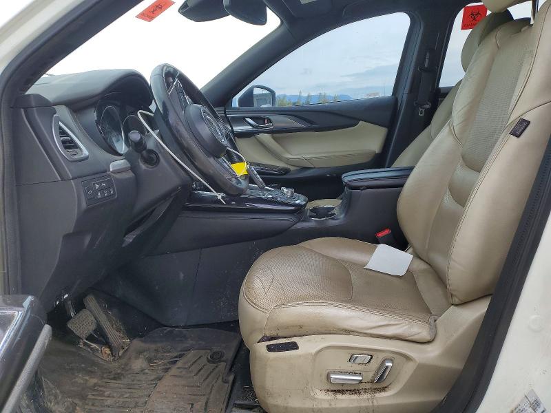 2016 Mazda Cx-9 VIN JM3TCBDY9G0116637 COPART salvage auction — FRONT END, Or - Dealer Only Clean Title, sold $3,750 on 2026-07-21 (photo 7)
