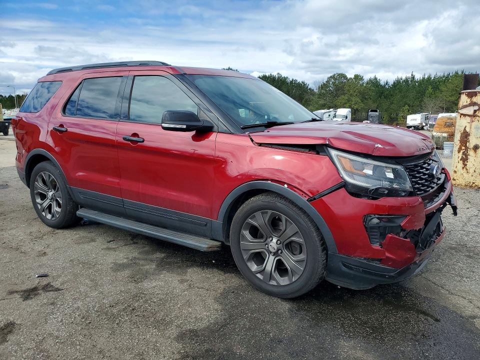 2018 Ford Explorer sport trac VIN 1FM5K8GT4JGC12211 COPART salvage auction — FRONT END, SC - CERTIFICATE OF TITLE, sold $3,400 on 2026-07-09 (photo 4)