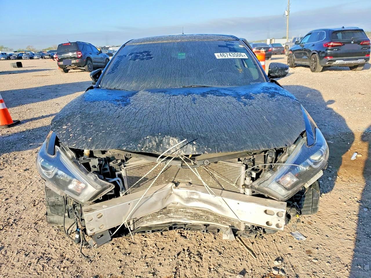 2018 Nissan Maxima VIN 1N4AA6AP3JC389142 COPART salvage auction — Front End, TX - SALVAGE VEHICLE TITLE (P), sold $1,000 on 2026-07-09 (photo 5)