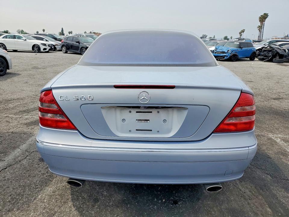 2002 Mercedes-benz Cl-klasse VIN WDBPJ75J52A027566 COPART salvage auction — FRONT END, Ca - Salvage Certificate, sold $2,500 on 2026-07-24 (photo 6)
