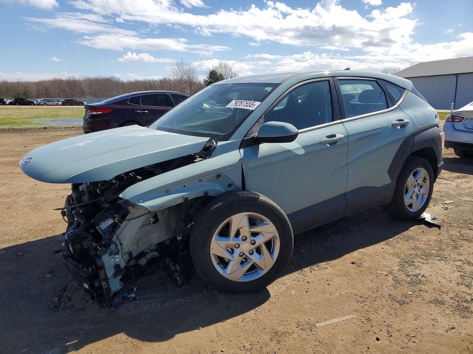 2024 Hyundai Kona VIN KM8HA3AB8RU139229 COPART salvage auction — FRONT END, Oh - Cert Of Title-Salvage, sold $1,100 on 2026-07-23 (photo 1)