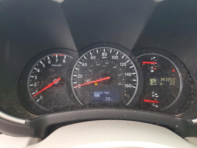 2015 Nissan Quest VIN JN8AE2KP3F9130150 COPART salvage auction — FRONT END, Il - Salvage Certificate, sold $600 on 2026-07-16 (photo 9)