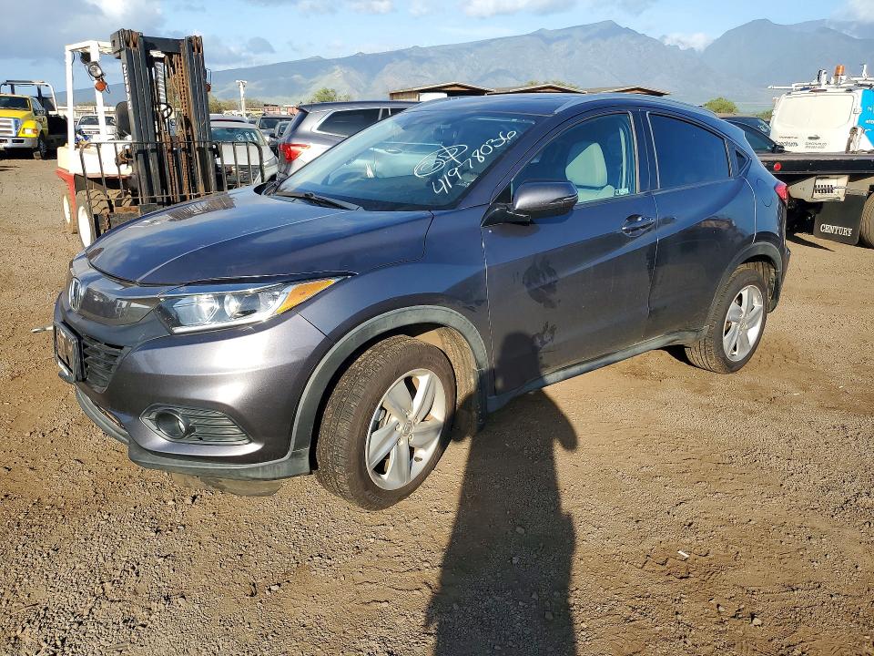 2019 Honda Hr-v VIN 3CZRU5H51KM714626 COPART salvage auction — FRONT END, Hi - Certificate Of Salvage, sold $2,800 on 2026-07-06 (photo 1)