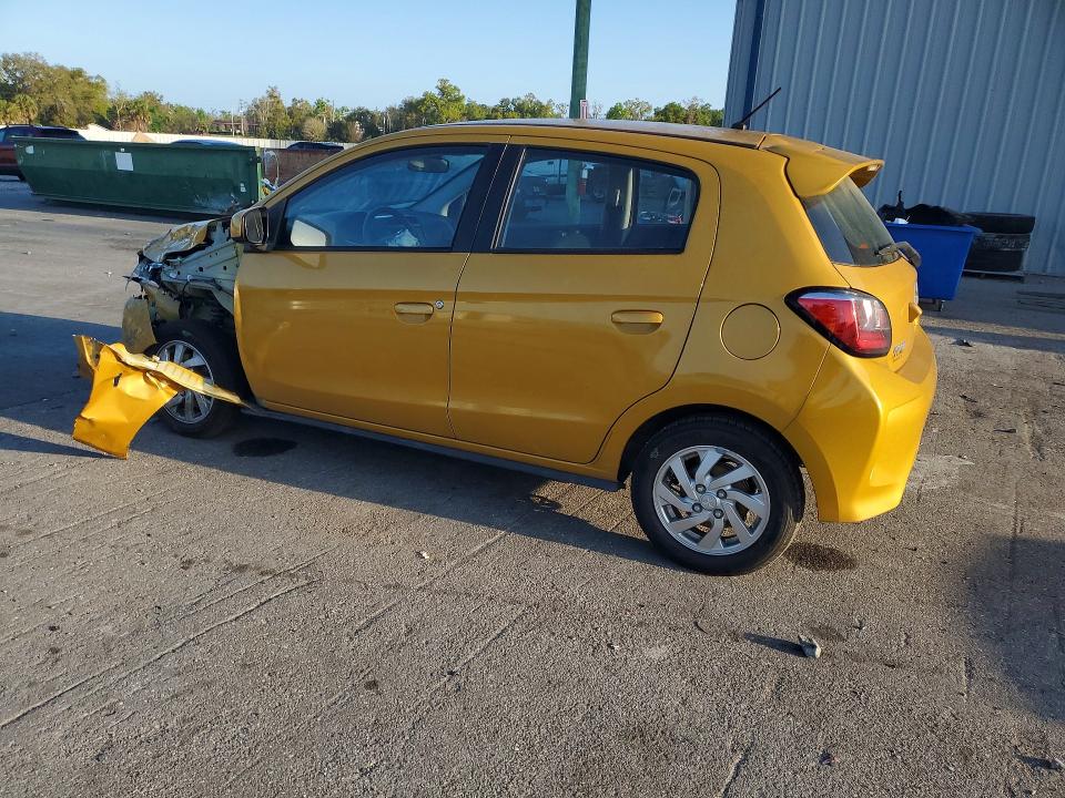 2022 Mitsubishi Mirage VIN ML32AUHJ3NH005778 COPART salvage auction — FRONT END, Salvage Title, sold $250 on 2026-07-27 (photo 2)