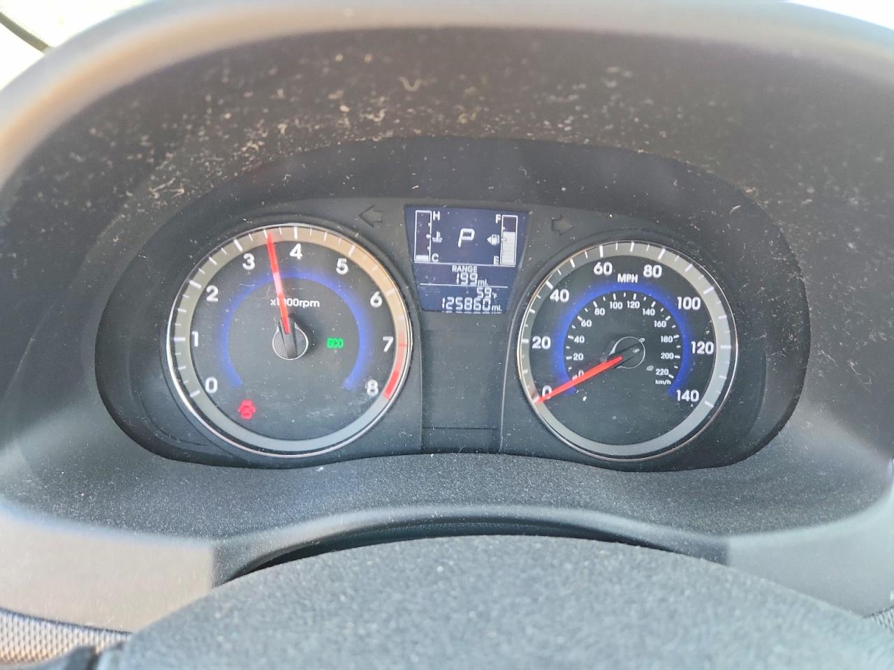 2017 Hyundai Accent VIN KMHCT5AE1HU364133 COPART salvage auction — Front End, KS - CERT OF TITLE-SALVAGE, sold $925 on 2026-07-09 (photo 9)
