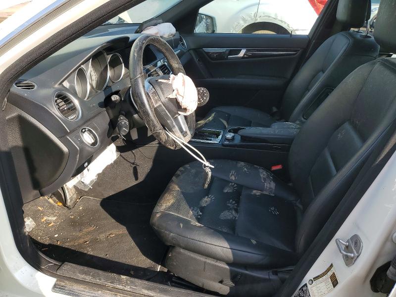 2012 Mercedes-benz C-klasse VIN WDDGF8FB0CF916799 COPART salvage auction — FRONT END, On - Permit Salvage, sold $700 on 2026-08-20 (photo 7)