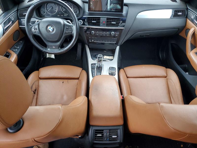 2016 BMW X3 VIN 5UXWX7C54G0R17652 COPART salvage auction — WATER/FLOOD, Hi - Certificate Of Salvage, sold $825 on 2026-07-06 (photo 8)