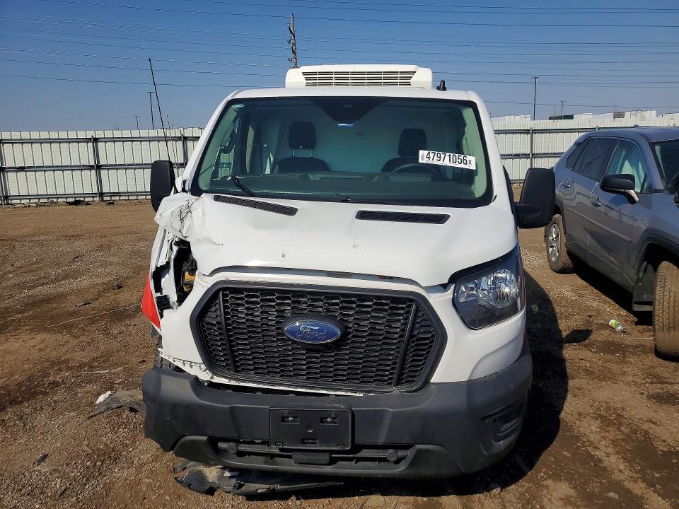 2024 Ford Transit VIN 1FTYE1Y89RKB37556 COPART salvage auction — FRONT END, Il - Salvage Certificate, sold $9,400 on 2026-07-29 (photo 5)