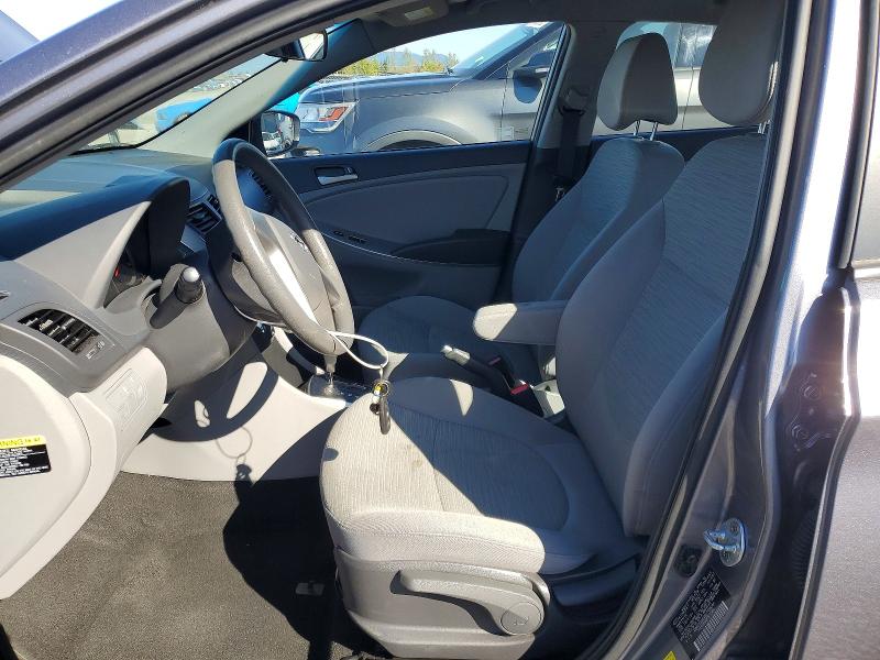 2016 Hyundai Accent VIN KMHCT4AE4GU108044 COPART salvage auction — FRONT END, Or - Lien Papers Salvage, sold $1,750 on 2026-07-14 (photo 7)