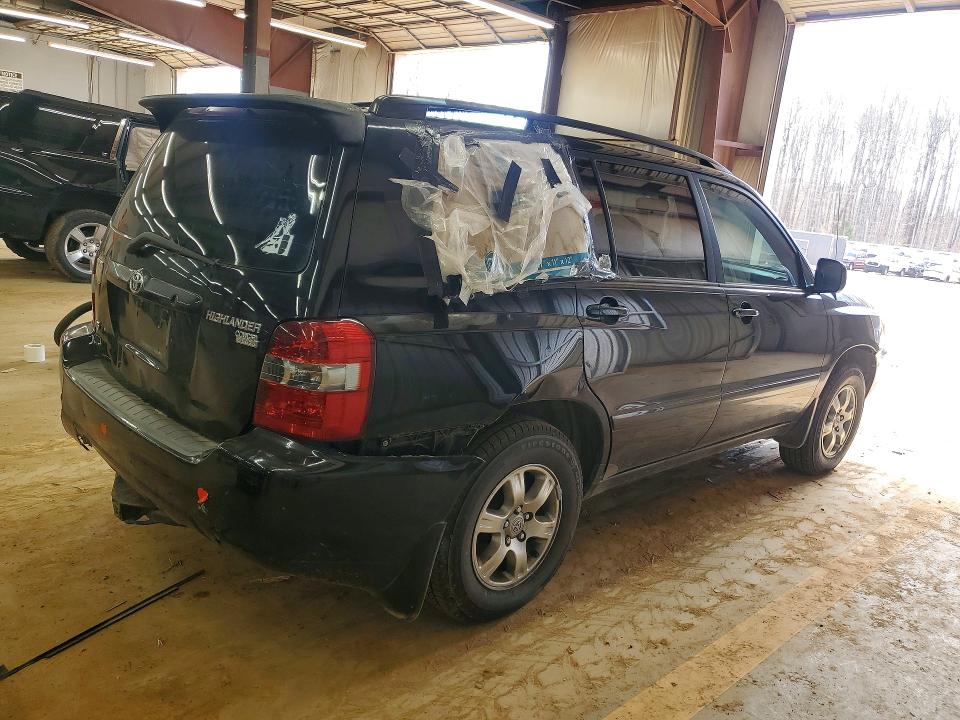 2004 Toyota Highlander VIN JTEEP21A740031154 COPART salvage auction — REAR END, Nc - Salvage Certificate Of Title, sold $550 on 2026-07-08 (photo 3)