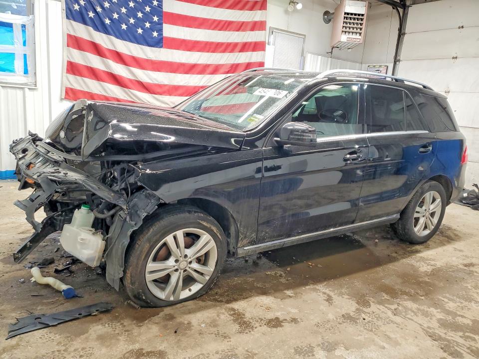 2015 Mercedes-benz M-klasse VIN 4JGDA5HB7FA461311 COPART salvage auction — FRONT END, Me - Cert Of Title-Salvage Collisio, sold $2,600 on 2026-07-30 (photo 1)