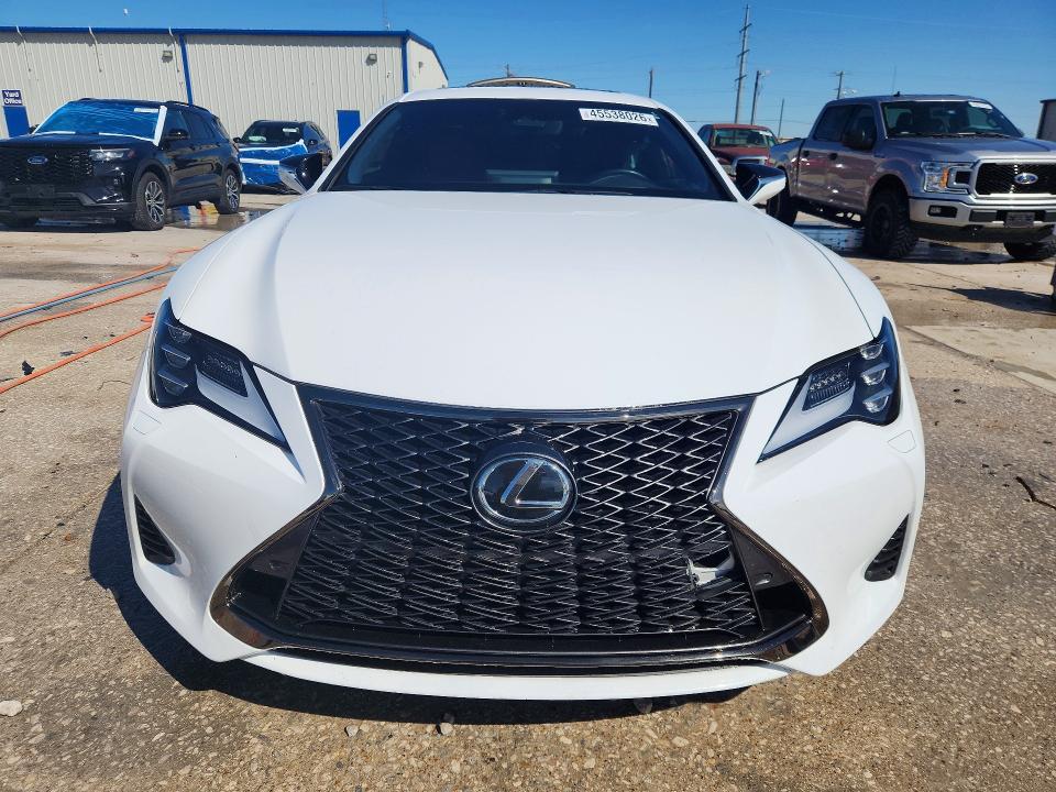 2023 Lexus Rc VIN JTHGZ5BCXP5026545 COPART salvage auction — REAR END, Tx - Certificate Of Title, sold $14,100 on 2026-09-01 (photo 5)