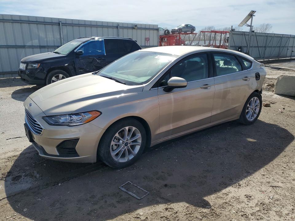 2019 Ford Fusion VIN 3FA6P0HDXKR103268 COPART salvage auction — REAR END, Ks - Cert Of Title-Salvage, sold $3,700 on 2026-07-02 (photo 1)