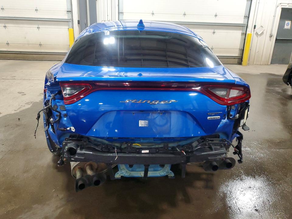 2020 Kia Stinger VIN KNAE35LC9L6082650 COPART salvage auction — REAR END, Mn - Cert Of Title-Salvage Flood, sold $5,100 on 2026-07-28 (photo 6)