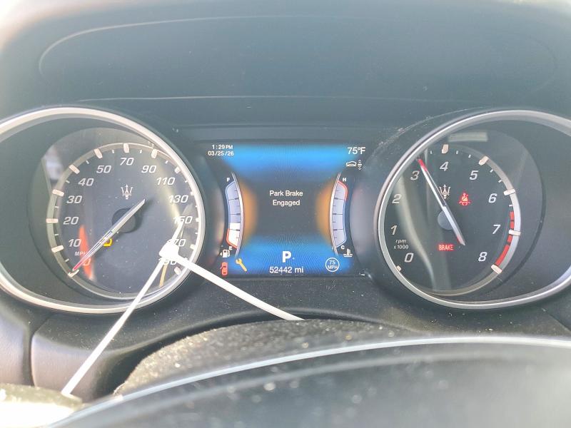 2017 Maserati Levante VIN ZN661YUL9HX253605 COPART salvage auction — UNDERCARRIAGE, CA - SALVAGE CERTIFICATE, sold $4,150 on 2026-07-22 (photo 9)