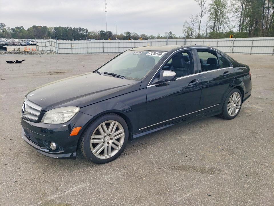 2008 Mercedes-benz C class VIN WDDGF81X38F142297 COPART salvage auction — FRONT END, NC - DEALER ONLY CLEAN TITLE, sold $600 on 2026-07-28 (photo 1)