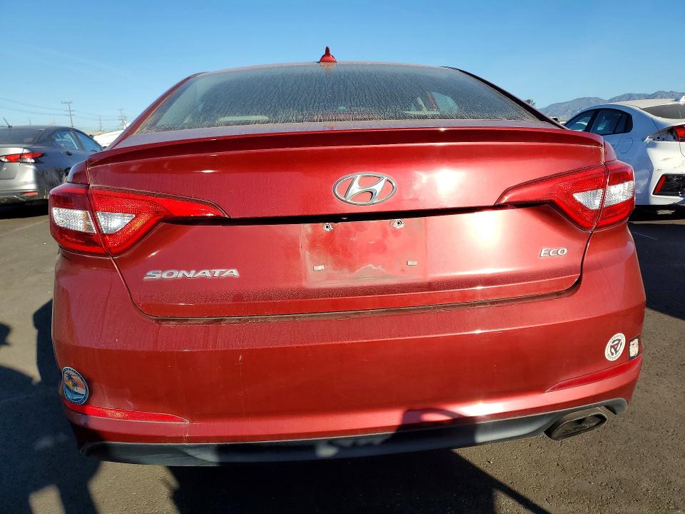 2016 Hyundai Sonata VIN 5NPE24AA1GH432401 COPART salvage auction — MECHANICAL, Ca - Dis/Dlr/Exp Only Clean Title, sold $1,450 on 2026-08-03 (photo 6)