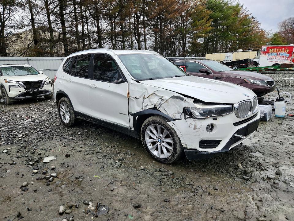 2017 BMW X3 VIN 5UXWZ7C54H0U47621 COPART salvage auction — FRONT END, Ga - Cert Of Title-Salvage, sold $1,950 on 2026-07-20 (photo 4)