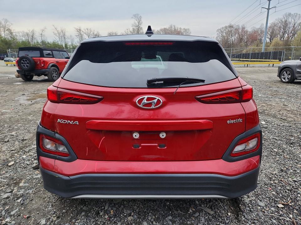 2021 Hyundai Kona VIN KM8K23AG3MU116853 COPART salvage auction — FRONT END, Md - Cert Of Salvage > 75% Damage, sold $7,600 on 2026-07-24 (photo 6)