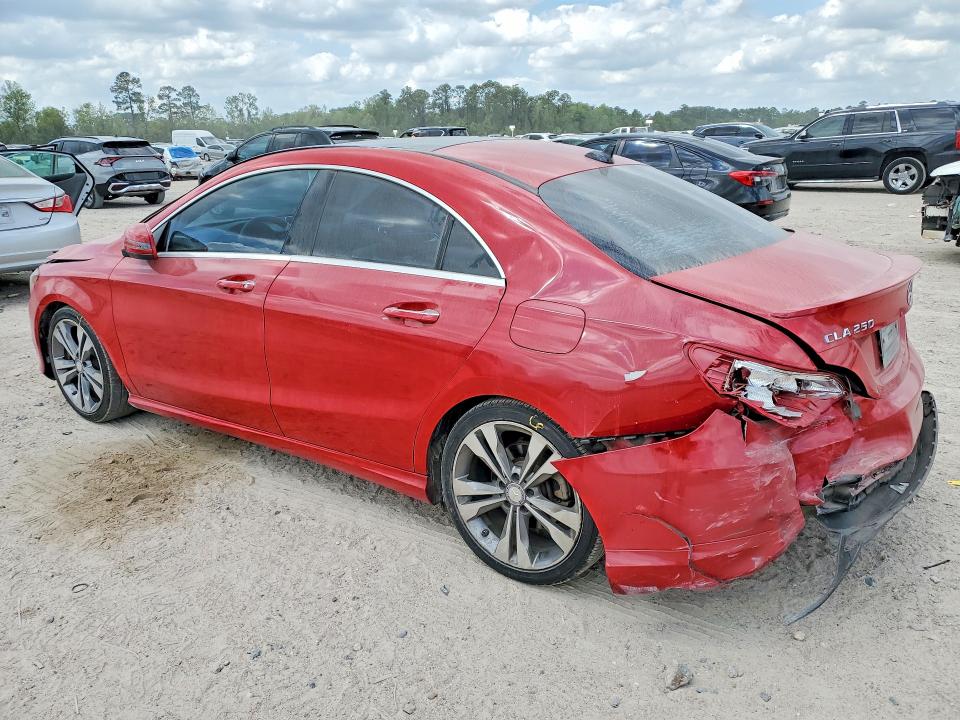 2016 Mercedes-benz Cla-klasse VIN WDDSJ4EB8GN393790 COPART salvage auction — REAR END, Tx - Salvage Vehicle Title, sold $1,300 on 2026-07-10 (photo 2)