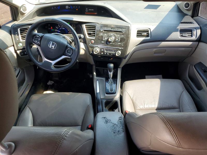 2013 Honda Civic VIN 19XFB4F30DE003409 COPART salvage auction — SIDE, Il - Salvage Certificate, sold $800 on 2026-07-09 (photo 8)