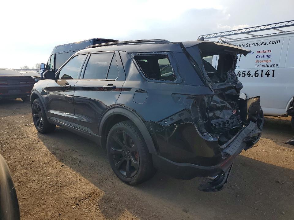 2021 Ford Explorer VIN 1FM5K8GC3MGB29650 COPART salvage auction — REAR END, Il - Salvage Certificate, sold $8,400 on 2026-07-28 (photo 2)