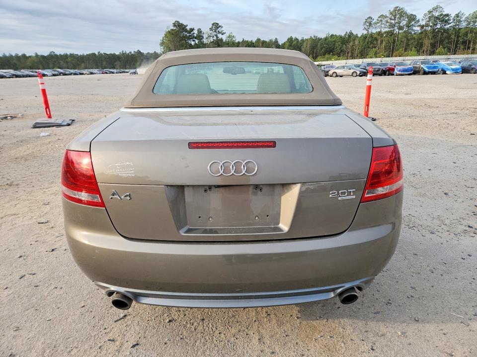 2009 Audi A4 VIN WAUDF48H19K008933 COPART salvage auction — FRONT END, SC - CERT OF TITLE-SALVAGE, sold $975 on 2026-07-06 (photo 6)