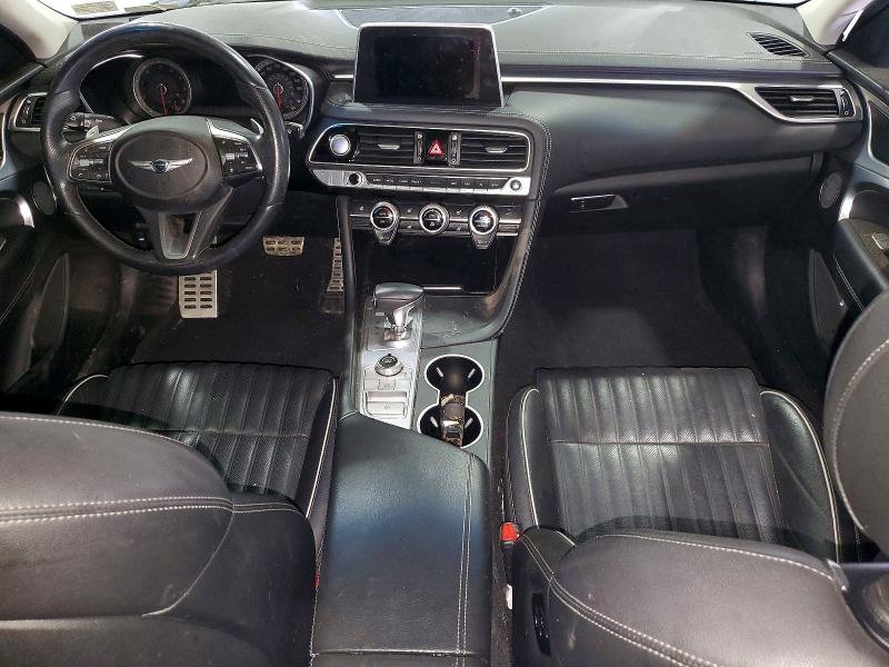 2019 Genesis G70 VIN KMTG54LE5KU014679 COPART salvage auction — FRONT END, VA - CERT OF TITLE - SALVAGE, sold $1,950 on 2026-07-24 (photo 8)