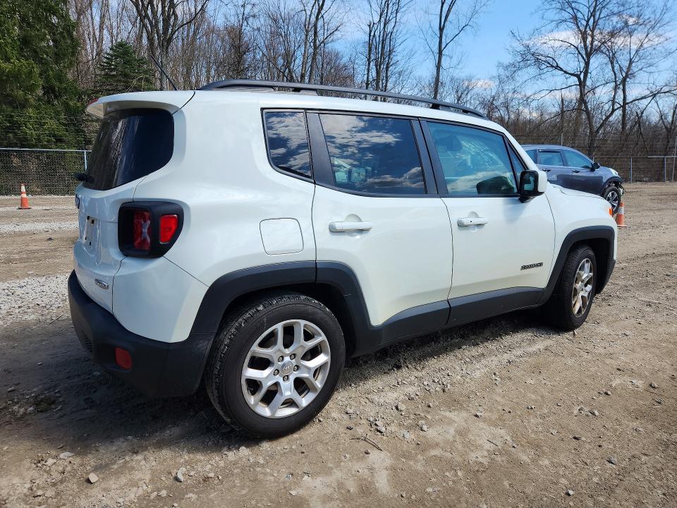 2016 Jeep Renegade VIN ZACCJABT5GPD37582 COPART salvage auction — FRONT END, Oh - Cert Of Title-Salvage, sold $350 on 2026-08-12 (photo 3)